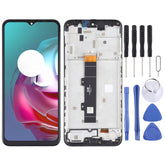 LCD Screen and Digitizer Full Assembly with Frame for Motorola Moto G30 XT2129-1 XT2129-2
